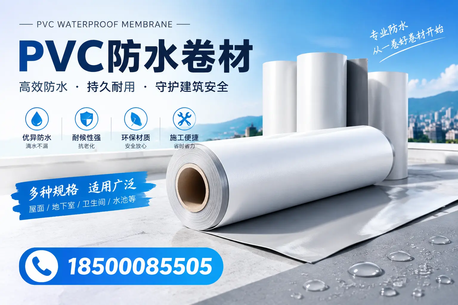 如何选择适合的PVC防水卷材？专家为您解答丽江的需求