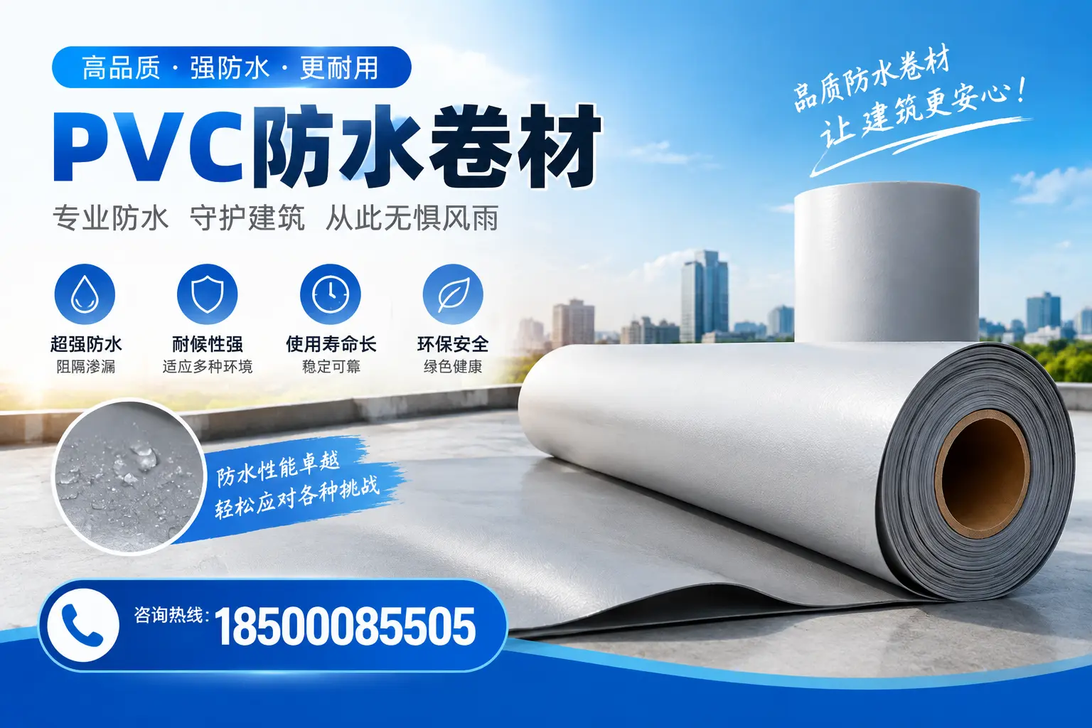 如何选择高质量的PVC防水卷材？丽江消费者必看指南
